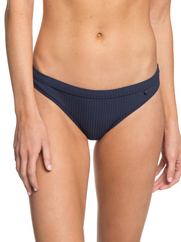 roxy, Waves Only Regular Bikini Bottoms, DRESS BLUES (btk0) 0 Waves Only Regular Bikini Bottoms Blue ERJX403516 Roxy