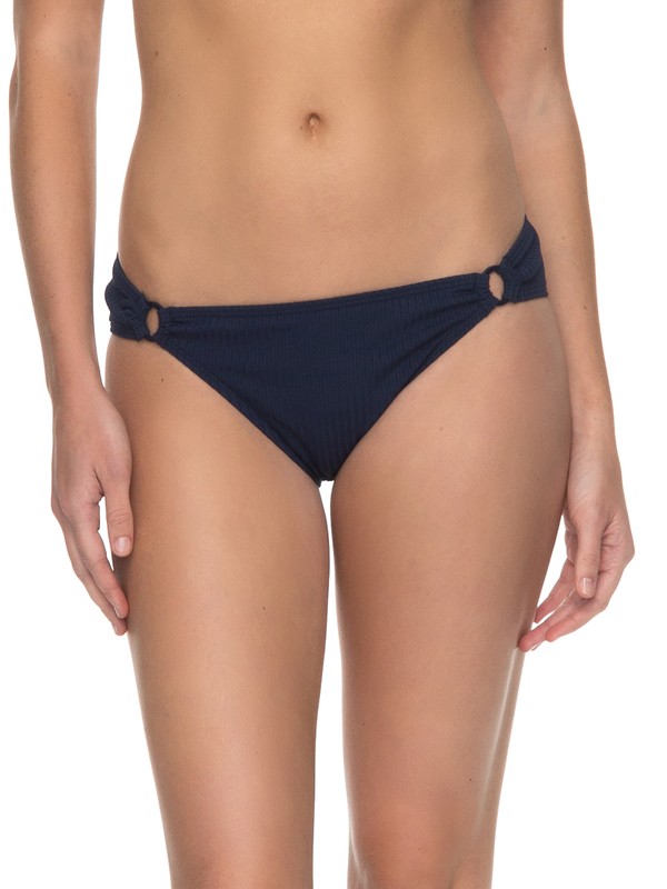 roxy, Waves Only - 70s Bikini Bottoms for Women, DRESS BLUES (btk0) 0 Waves Only - 70s Bikini Bottoms for Women Blue ERJX403519 Roxy