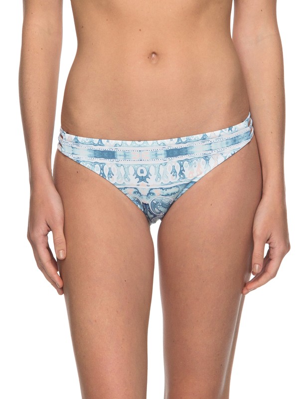 roxy, Softly Love - Reversible Surfer Bikini Bottoms, MARSHMALLOW MIAMI ON SUNSET (xwbm) 0 Softly Love - Reversible Surfer Bikini Bottoms Blue ERJX403539 Roxy