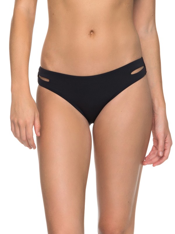 roxy, Softly Love 70s Bikini Bottoms, ANTHRACITE (kvj0) 0 Softly Love 70s Bikini Bottoms Black ERJX403542 Roxy