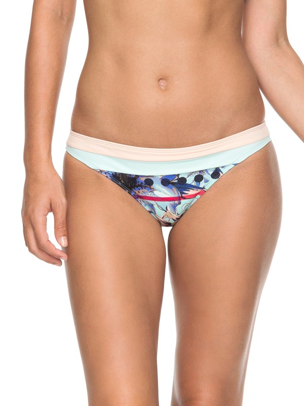 roxy, POP Surf - Mini Bikini Bottoms for Women, BLUE LIGHT RAIN DAZE SMALL (bek7) 0 POP Surf - Mini Bikini Bottoms for Women Blue ERJX403551 Roxy