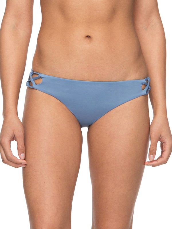 roxy, Softly Love Reversible Regular Bikini Bottoms, BLUE SHADOW (bkq0) 0 Softly Love Reversible Regular Bikini Bottoms Blue ERJX403574 Roxy