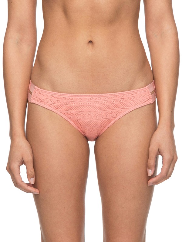 roxy, Surf Memory Regular Bikini Bottoms, LOBSTER BISQUE (mhh0) 0 Surf Memory Regular Bikini Bottoms Pink ERJX403579 Roxy
