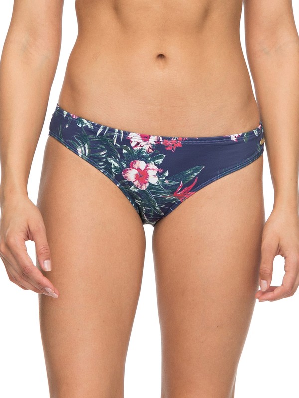 roxy, Arizona Dream 70s Bikini Bottoms, CROWN BLUE FLOWER GAMES (bqy6) 0 Arizona Dream 70s Bikini Bottoms Blue ERJX403584 Roxy