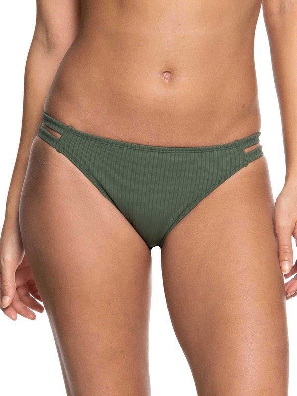 roxy, Goldy Sandy - Full Bikini Bottoms for Women, THYME (cqy0) 0 Goldy Sandy - Full Bikini Bottoms for Women Brown ERJX403615 Roxy
