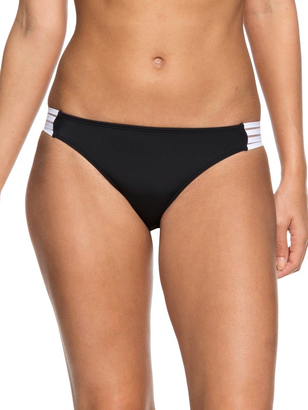 roxy, ROXY Fitness Regular Bikini Bottoms, TRUE BLACK (kvj0) 0 ROXY Fitness Regular Bikini Bottoms Black ERJX403626 Roxy