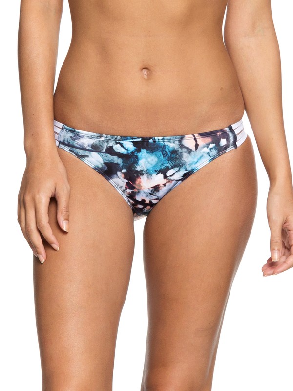 roxy, ROXY Fitness Regular Bikini Bottoms, BACHELOR BUTTON WATER OF LOVE (bgz6) 0 ROXY Fitness Regular Bikini Bottoms Blue ERJX403632 Roxy