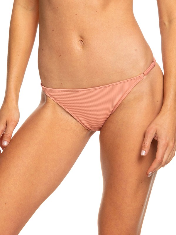 roxy, Uluwatu Waves Moderate Bikini Bottoms, DESERT SAND (mkt0) 0 Uluwatu Waves Moderate Bikini Bottoms Pink ERJX403658 Roxy