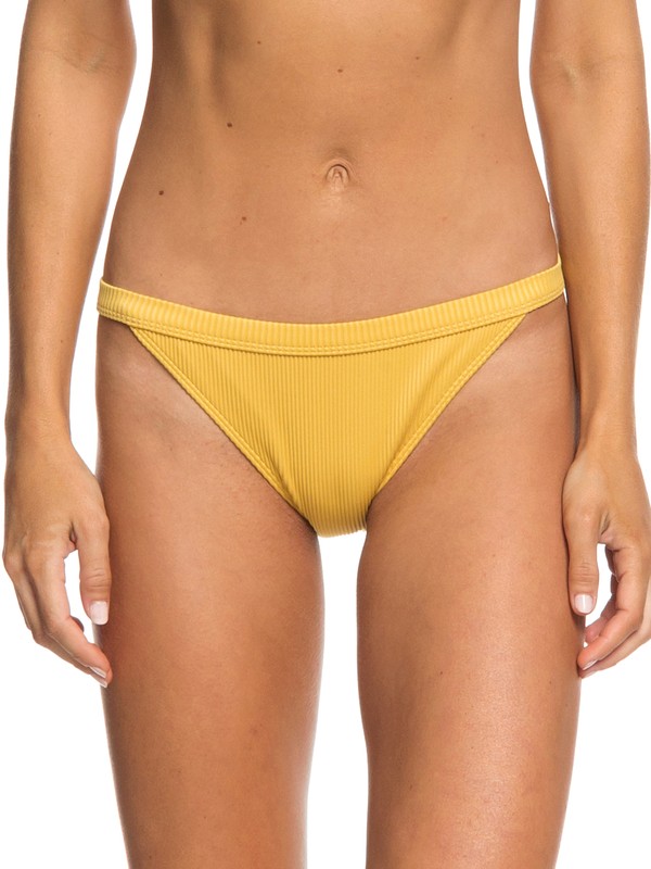 roxy, Uluwatu Waves Full Bikini Bottoms, OCHRE (yhv0) 0 Uluwatu Waves Full Bikini Bottoms Yellow ERJX403660 Roxy