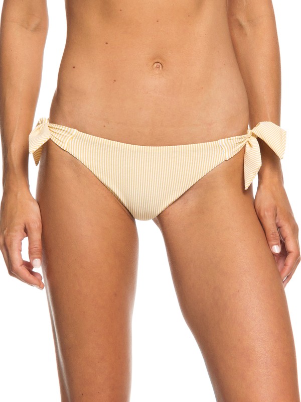 roxy, Bali Dreamers Mini Bikini Bottoms, OCHRE CORNFIELD STRIPES (yhv7) 0 Bali Dreamers Mini Bikini Bottoms Yellow ERJX403673 Roxy