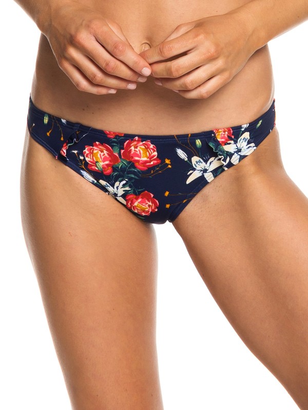 roxy, Love And Karma Regular Bikini Bottoms, MEDIEVAL BLUE GARDEN LILY SWIM (bte9) 0 Love And Karma Regular Bikini Bottoms Blue ERJX403694 Roxy