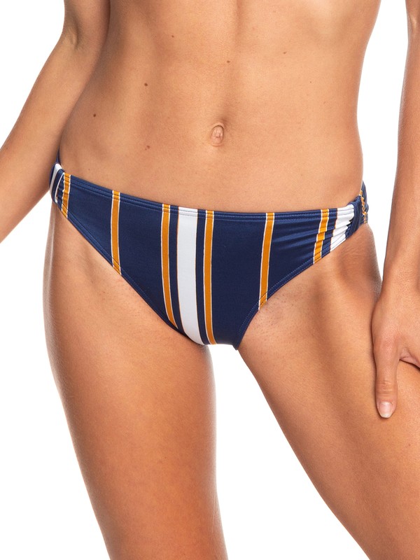 roxy, Romantic Senses Full Bikini Bottoms, MEDIEVAL BLUE MACY STRIPE SWIM (bte3) 0 Romantic Senses Full Bikini Bottoms Blue ERJX403702 Roxy
