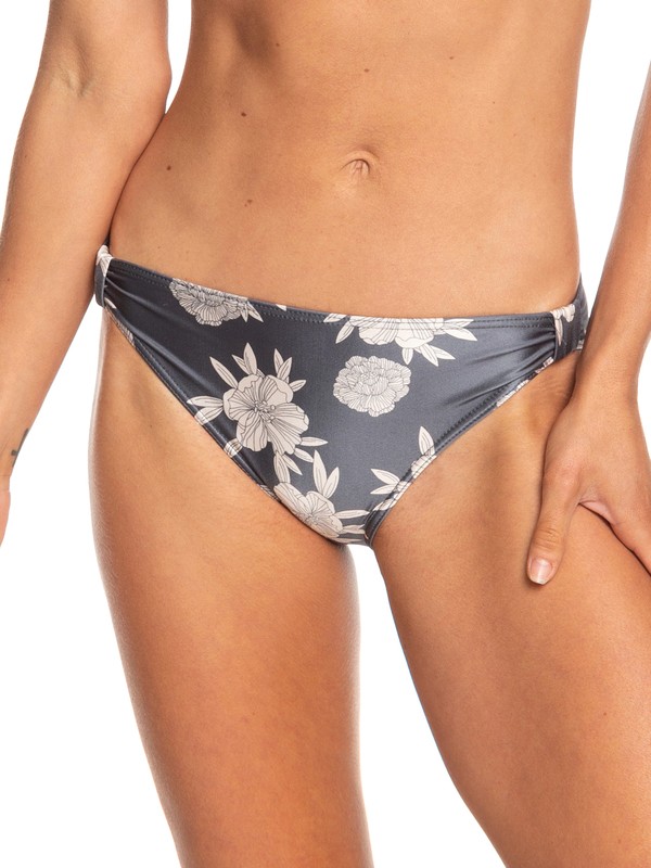 roxy, Romantic Senses Full Bikini Bottoms, TURBULENCE ROSE AND PEARLS SW (kym6) 0 Romantic Senses Full Bikini Bottoms Black ERJX403702 Roxy