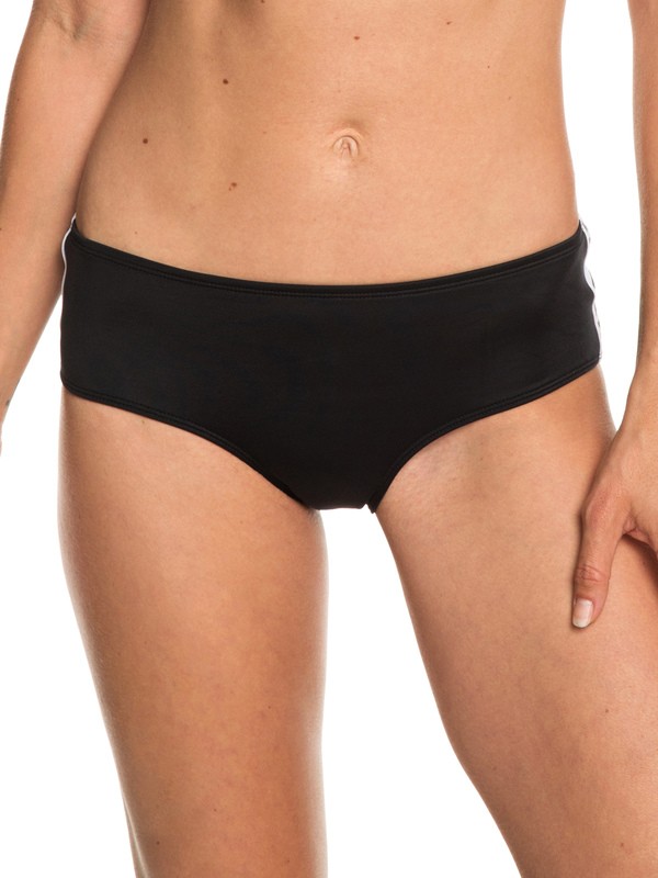 roxy, ROXY Fitness Shorty Bikini Bottoms, TRUE BLACK (kvj0) 0 ROXY Fitness Shorty Bikini Bottoms Black ERJX403715 Roxy