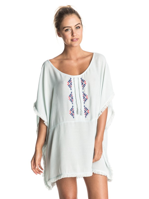 roxy, Surf'N' Dream Beach Kimono Cover Up, SIRENA STRIPE COMBO BLEACHED A (bdr3) 0 Surf'N' Dream Beach Kimono Cover Up ERJX603065 Roxy