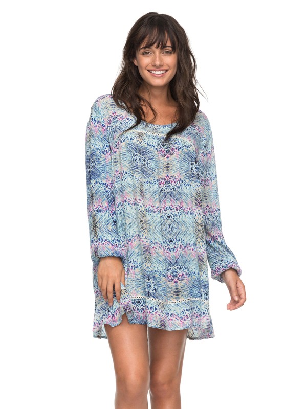 SNEAK PEAK DRESS ERJX603077 0 Sneak Peak Long Sleeve Cover Up ERJX603077 Roxy