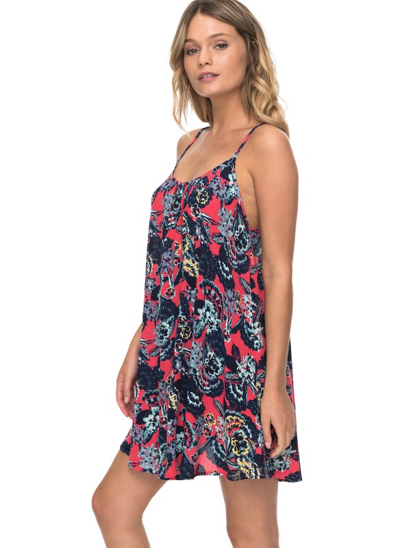 roxy, Windy Fly Away Printed Cover Up, ROUGE RED MAHNA MAHNA (mlj5) 0 Windy Fly Away Printed Cover Up ERJX603106 Roxy