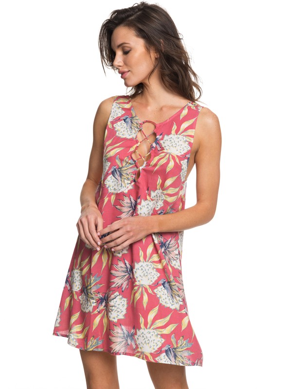 roxy, ROXY Sol Tank Dress, HOLLY BERRY HOUSE OF THE SUN (mmt8) 0 ROXY Sol Tank Dress Pink ERJX603121 Roxy
