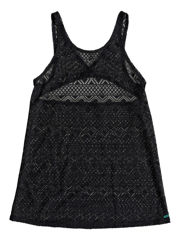 roxy, Garden Summers Crochet Beach Dress, TRUE BLACK (kvj0) 0 Garden Summers Crochet Beach Dress Black ERJX603140 Roxy