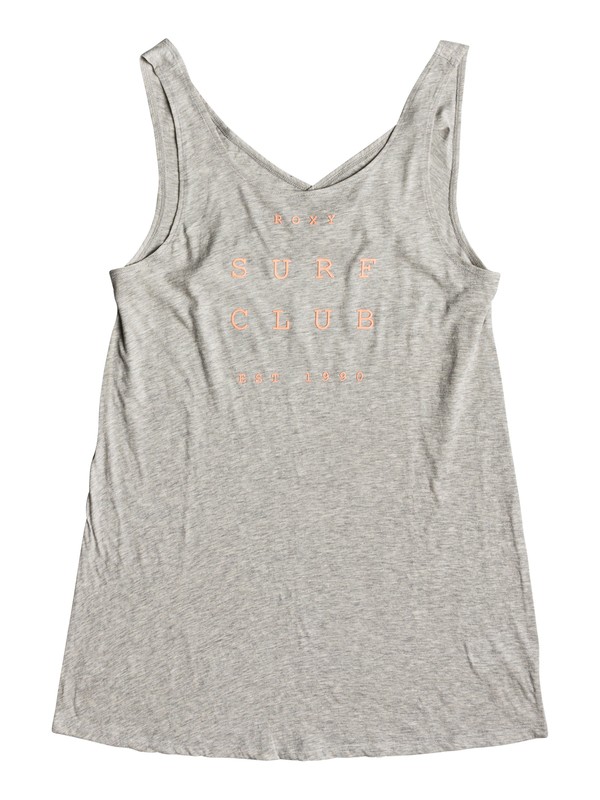 roxy, Travel To Live Beach Tank Dress, HERITAGE HEATHER (sgrh) 0 Travel To Live Beach Tank Dress Grey ERJX603141 Roxy