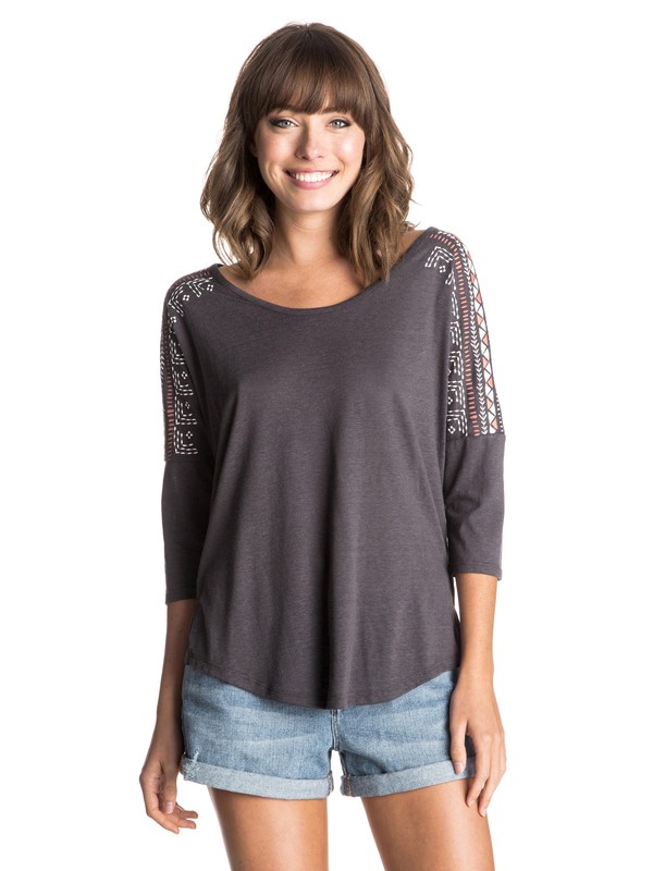 roxy, Essential Dolman Native Arrow Top, DARK MIDNIGHT (kry0) 0 Essential Dolman Native Arrow Top ERJZT03367 Roxy