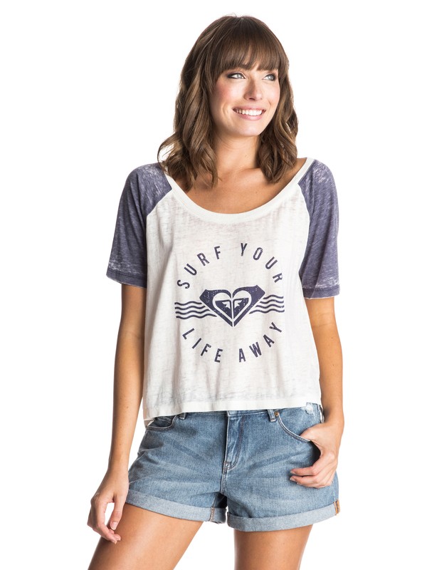 roxy, Sporty Baby Unite Raglan Tee, SAND PIPER (wcd0) 0 Sporty Baby Unite Raglan Tee ERJZT03447 Roxy
