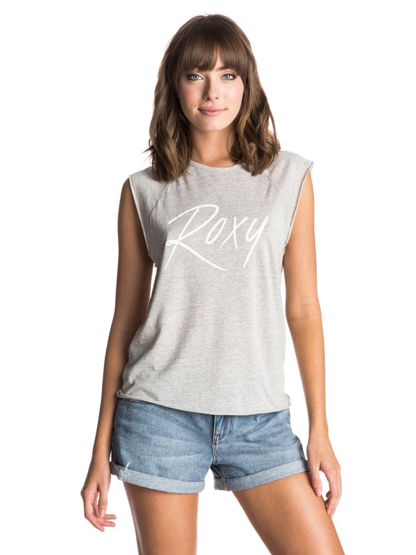 roxy, Vixen Muscle Tank, HERITAGE HEATHER (sgrh) 0 Vixen Muscle Tank ERJZT03495 Roxy
