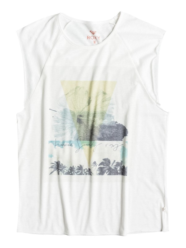 roxy, Hawaii Society Muscle Tank, SAND PIPER (wcd0) 0 Hawaii Society Muscle Tank ERJZT03497 Roxy
