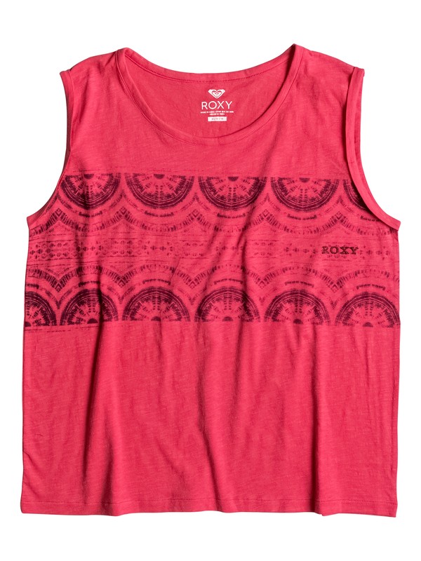 roxy, Happy Mahalo - Sleeveless T-Shirt, GERANIUM (mmj0) 0 Happy Mahalo - Sleeveless T-Shirt ERJZT03710 Roxy