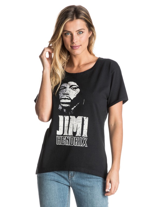 roxy, ROXY Band Collab Jimi Tee, TRUE BLACK (kvj0) 0 ROXY Band Collab Jimi Tee ERJZT03745 Roxy