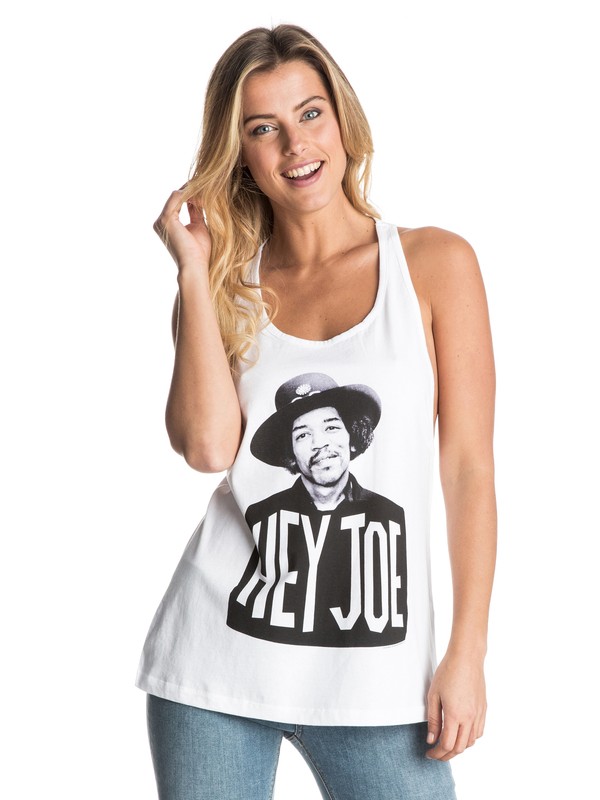 roxy, ROXY Band Collab Hey Joe Tank, WHITE (wbb0) 0 ROXY Band Collab Hey Joe Tank ERJZT03746 Roxy