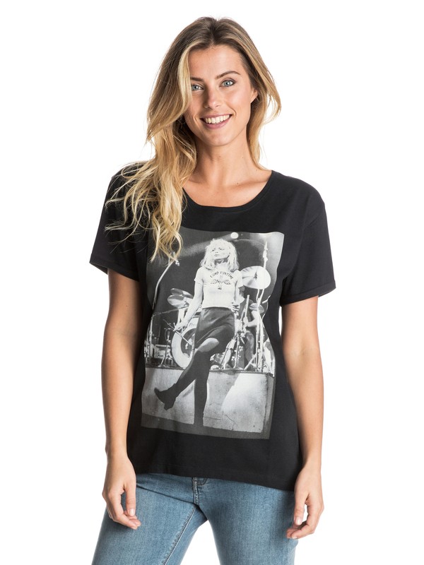 ROXY X Universal Blondie On Stage - T-Shirt ERJZT03750 0 ROXY Band Collab Blondie On Stage Tee ERJZT03750 Roxy