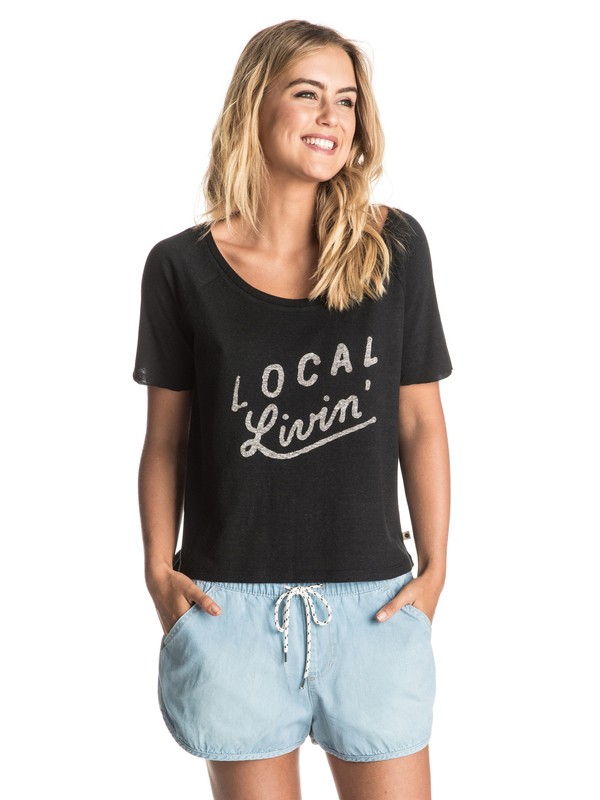 Fashion Friend Local Livin - T-Shirt ERJZT03861 0 Fashion Friend Local Livin Tee ERJZT03861 Roxy