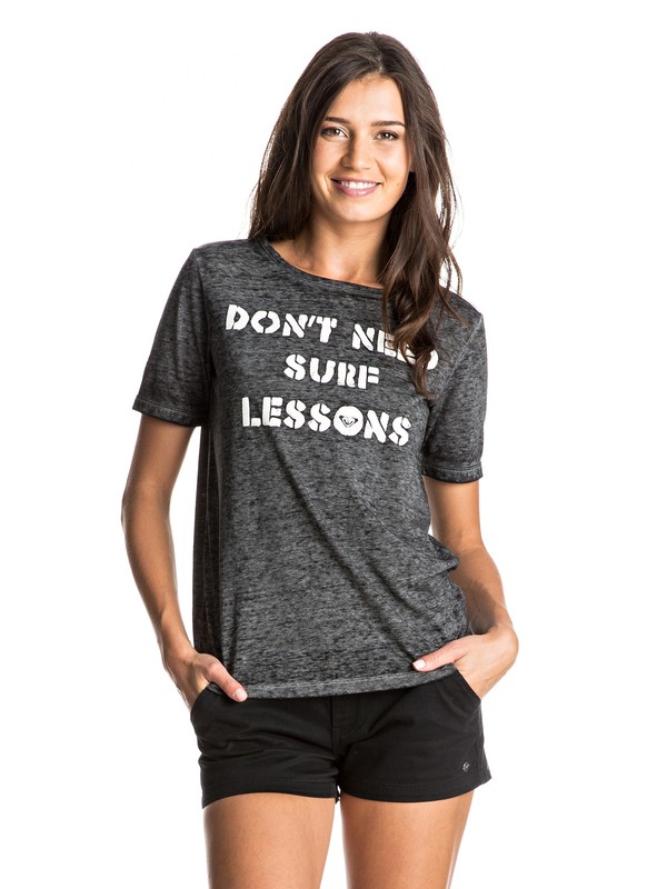 PUERTO PIC SURF LESSONS ERJZT03928 0 Puerto Pic Surf Lessons - T-Shirt ERJZT03928 Roxy