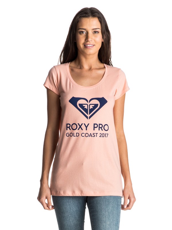 ROXY PRO GC SS TEE HEART ERJZT04004 0 ROXY Pro Gold Coast Tee ERJZT04004 Roxy