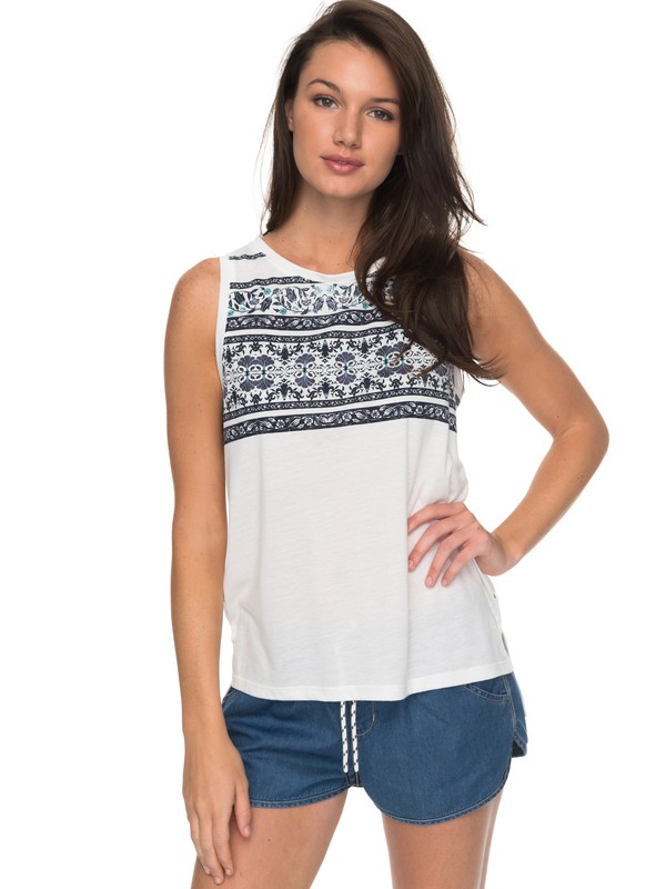 roxy, She Is Magic Sleeveless Top, MARSHMELLOW (wbt0) 0 She Is Magic Sleeveless Top ERJZT04147 Roxy