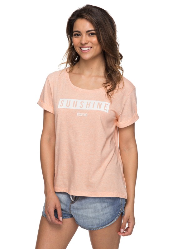 roxy, Wild Alcyons D - T-Shirt, TROPICAL PEACH (mdr0) 0 Wild Alcyons D - T-Shirt ERJZT04155 Roxy