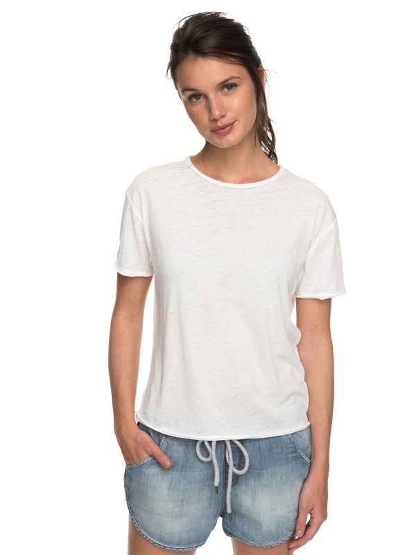 roxy, Mojito Party Burn Out - Camiseta, MARSHMALLOW (wbt0) 0 Mojito Party Burn Out - Camiseta Blanco ERJZT04158 Roxy