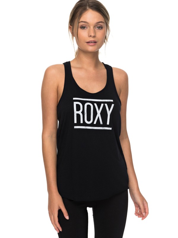 roxy, Play And Win A - Vest Top for Women, ANTHRACITE (kvj0) 0 Play And Win A - Vest Top for Women Black ERJZT04202 Roxy