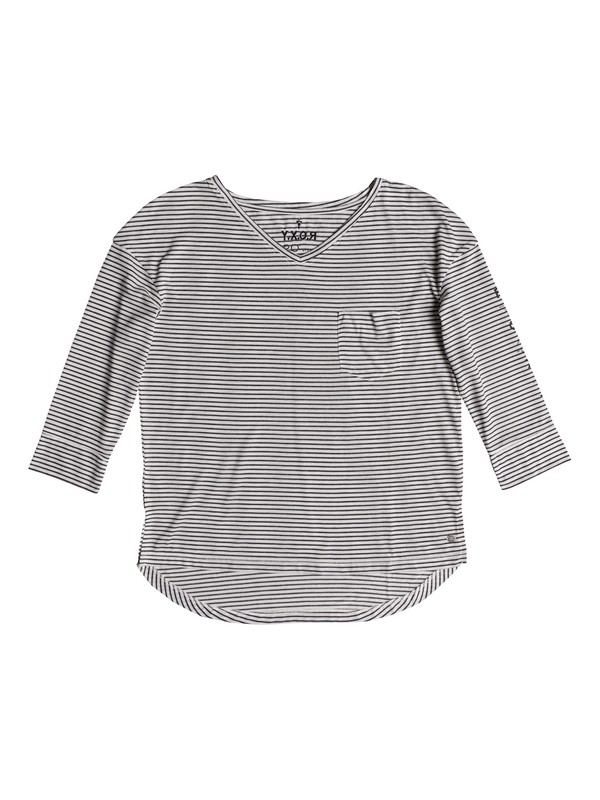 roxy, Desert Is Calling 3/4 Sleeve Tee, ANTHRACITE MINI STRIPE (kvj4) 0 Desert Is Calling 3/4 Sleeve Tee Black ERJZT04299 Roxy