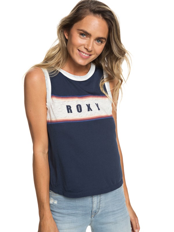 roxy, Playera Sin Mangas You Are The Only One B, DRESS BLUES (btk0) 0 Playera Sin Mangas You Are The Only One B Azul ERJZT04417 Roxy