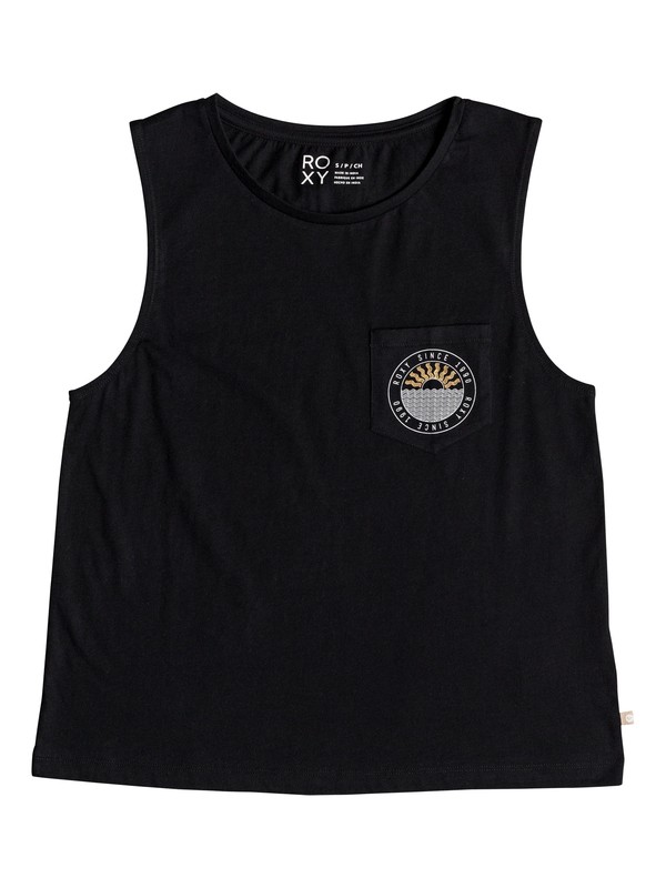 roxy, Playera Sin Mangas Uluwatu Sunset, TRUE BLACK (kvj0) 0 Playera Sin Mangas Uluwatu Sunset Negro ERJZT04422 Roxy