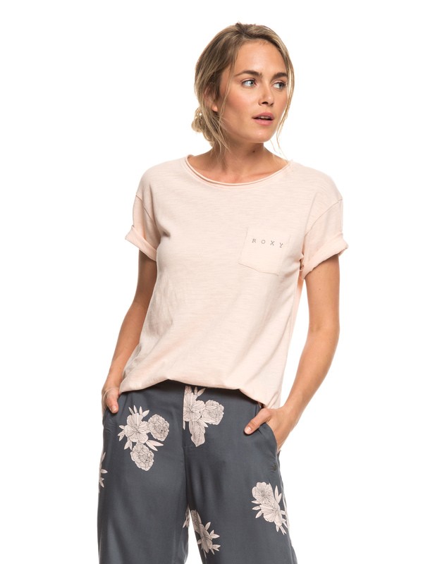 roxy, Star Solar B Tee, CLOUD PINK (mcw0) 0 Star Solar B Tee Pink ERJZT04527 Roxy
