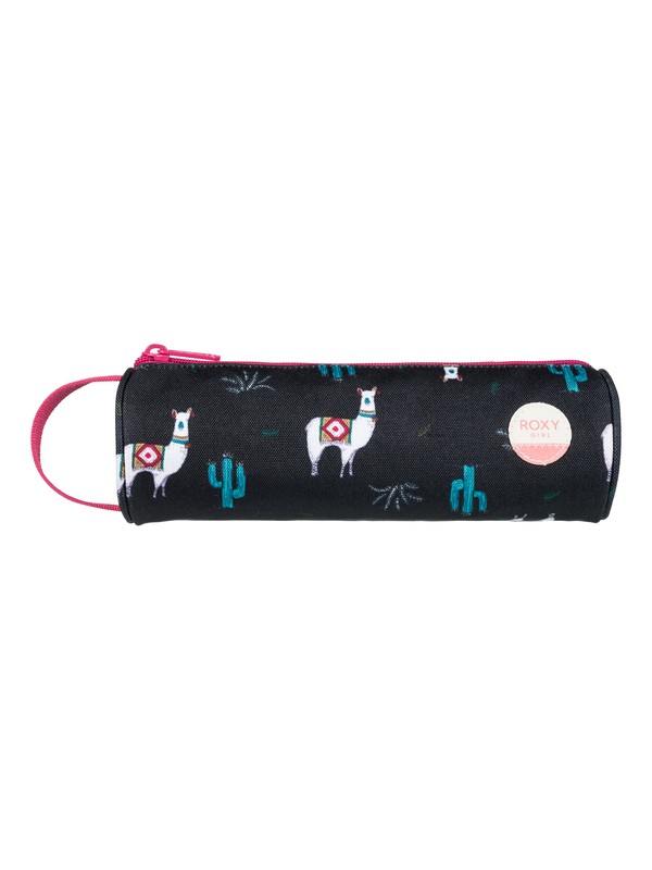 roxy, Off The Wall - Pencil Case, ANTHRACITE PERU TRAVEL (kvj7) 0 Off The Wall - Pencil Case Black ERLAA03011 Roxy