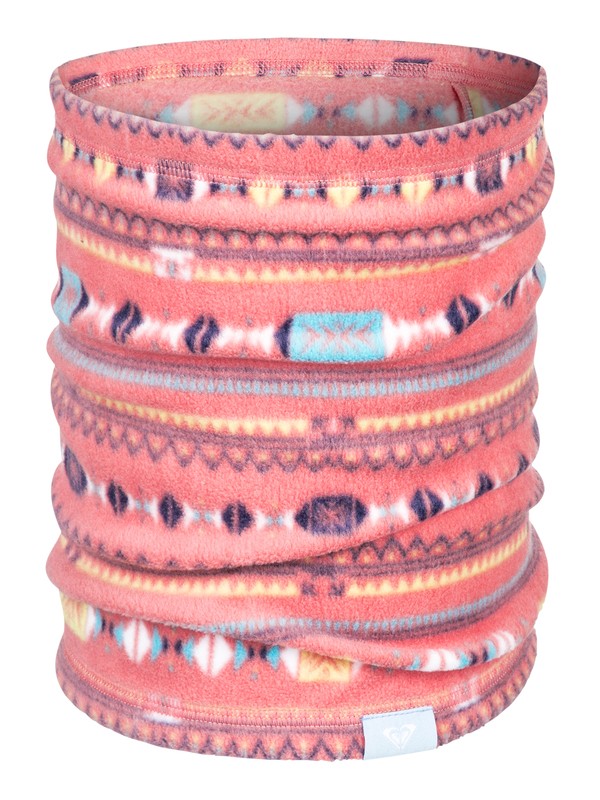 roxy, Girls 2-6 Lily Neck Warmer, SHELL PINK_INDIE STRIPES (mhg1) 0 Girls 2-6 Lily Neck Warmer Pink ERLAA03015 Roxy