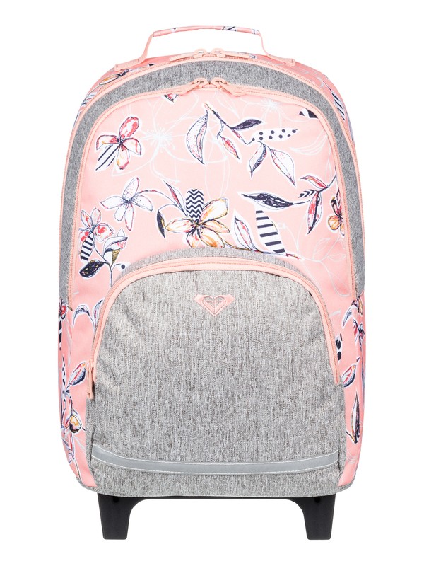 roxy, Vitamin Sea 15.5L - Small Wheeled Backpack, CORAL ALMOND TRELLIS CLIMB SWI (mgl7) 0 Vitamin Sea 15.5L - Small Wheeled Backpack Pink ERLBP03032 Roxy