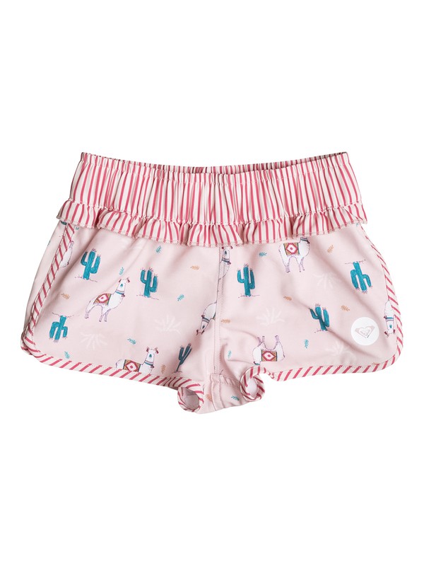 roxy, Girls 2-6 Cute Travel Boardshorts, ROSE QUARTZ SWIM PERU TRAVEL (mcs6) 0 Girls 2-6 Cute Travel Boardshorts ERLBS03019 Roxy