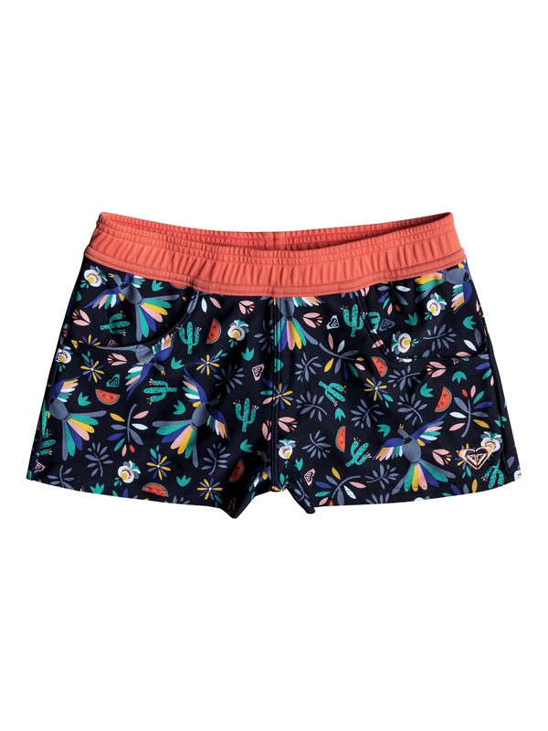 roxy, Girls 2-6 Roxy Birdy Corolle Boardshorts, DRESS BLUE BIRD IN THE SKY (btk6) 0 Girls 2-6 Roxy Birdy Corolle Boardshorts ERLBS03023 Roxy