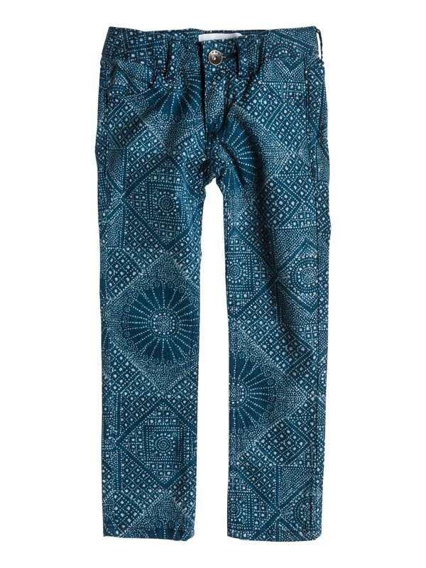 roxy, Girls 2-6 Emmy Printed Jeans, SMALL NEW BERKELEY DARK DENIM (brq6) 0 Girls 2-6 Emmy Printed Jeans ERLDP03001 Roxy