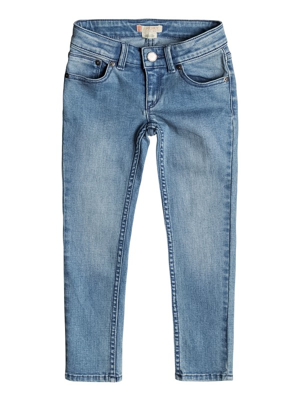 Always Look Lovely - Slim Fit Jeans for Girls 2-7 ERLDP03019 0 Girl's 7-14 Always Look Lovely Slim Fit Jeans ERLDP03019 Roxy